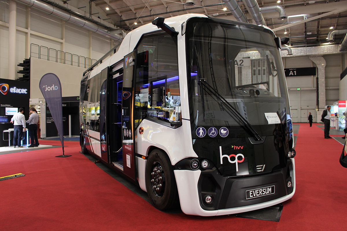 Prototyp eines autonomen Shuttles des Projektes ahoi