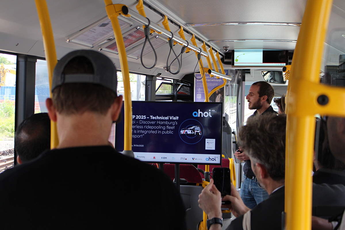 Präsentation des ahoi Projektes beim Technical Visit 2025