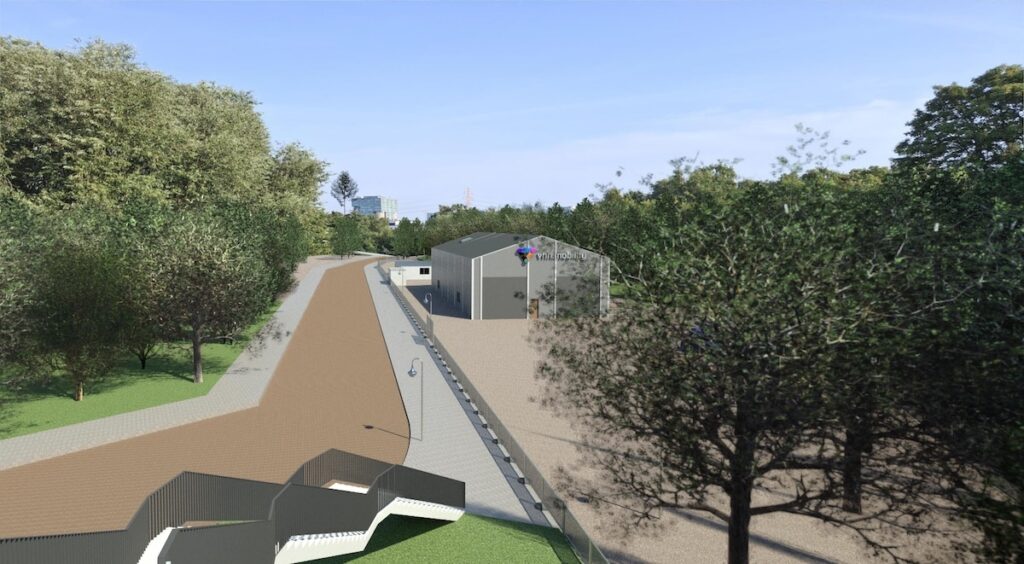 Auf einem rund 3.500 qm großen Grundstück in Hamburg-Harburg entsteht ein neuer Standort von vhh.mobility.