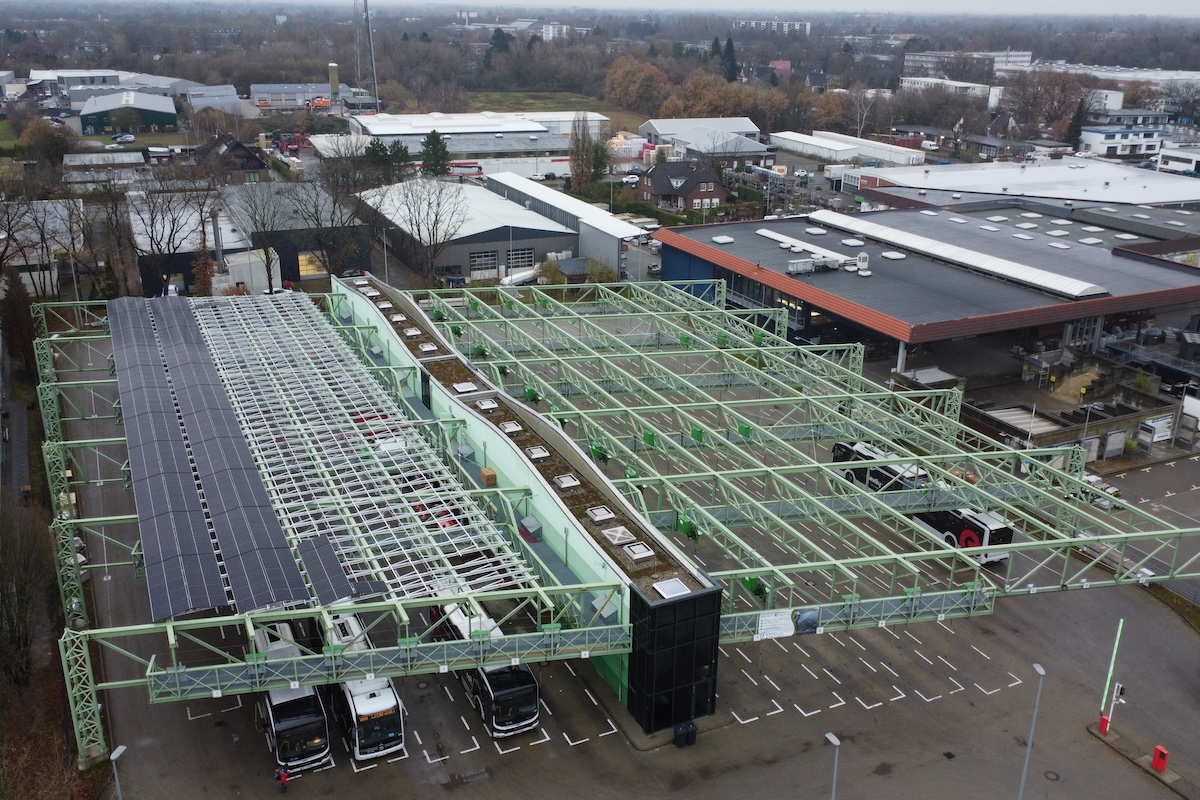 vhh.mobility investiert in eigene Stromproduktion: Die Betriebshöfe in Schenefeld und Billbrook erhalten Photovoltaikanlagen.