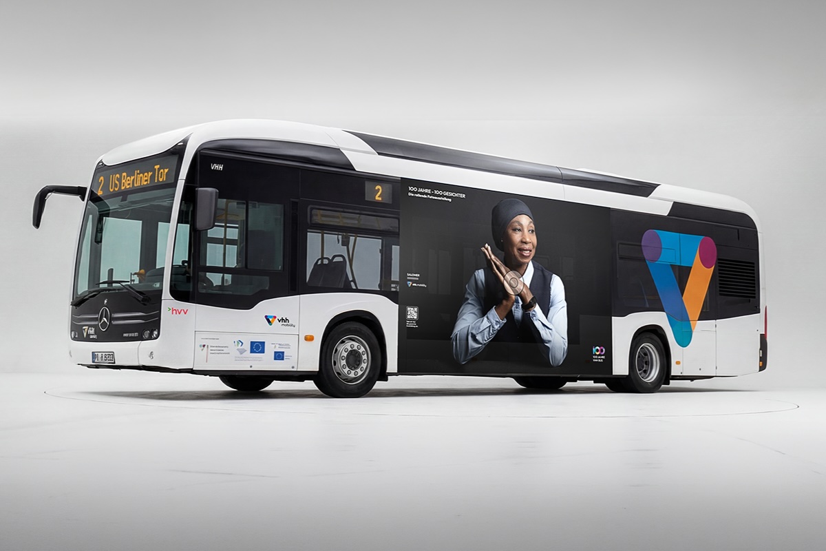 Wir feiern 100 Jahre Busbetrieb und zeigen mit "100 Jahre - 100 Gesichter", wer bei vhh.mobility Hamburg und die Metropolregion bewegt.